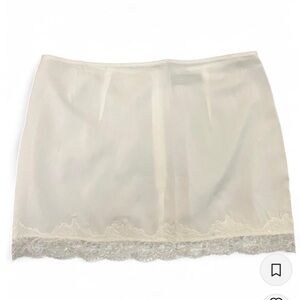 White Fox White Lace Skirt